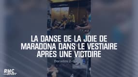 La danse de la joie de Maradona dans le vestiaire après une victoire