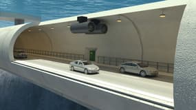 L’administration des routes publiques de Norvège propose un tunnel immergé flottant pour traverser ses fjords en voiture.