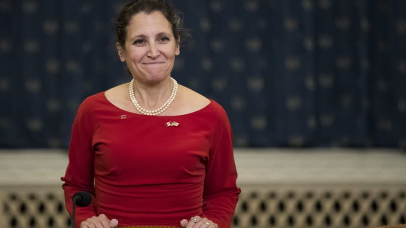 Chrystia Freeland, la ministre des Affaires étrangères du Canada.