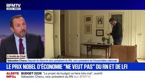 Propos du prix Nobel d'économie 2025: pour Sébastien Chenu, vice-président du RN, Philippe Aghion "devrait se faire modeste"