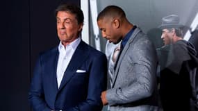 Sylvester Stallone et Michael B. Jordan (Creed)