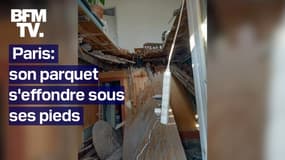 "Je me suis vue mourir": le parquet de son appartement parisien s'est effondré sous ses pieds 