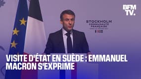 Suède: Emmanuel Macron s'exprime lors d'une visite d'État qui doit durer deux jours 