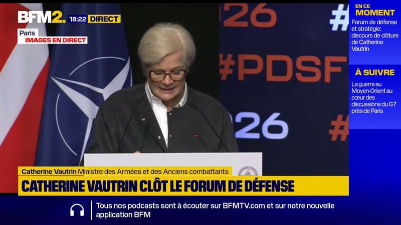 Iran: "La ligne de la France est claire: elle est non escalatoire et strictement défensive", déclare Catherine Vautrin, ministre des Armées