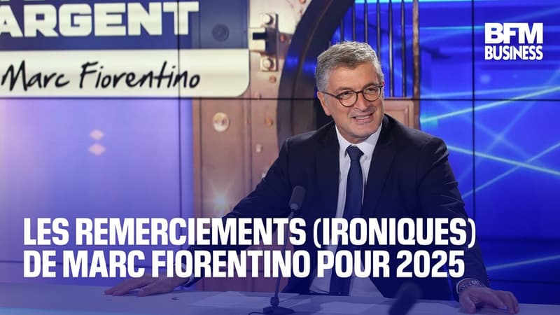 Les remerciements (ironiques) de Marc Fiorentino pour 2025