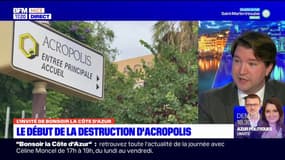Nice: la destruction d'Acropolis va débuter, réflexion sur l'accueil des congrès