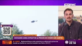 Mohamed Amra transféré par hélicoptère pour être entendu à Paris