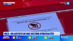 Nice : un artiste de rue victimes d'incivilités, il témoigne sur BFM Nice Côte d'Azur