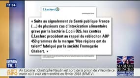 Les magasins Leclerc rappellent des fromages Reblochon contaminés par la bactérie E.coli