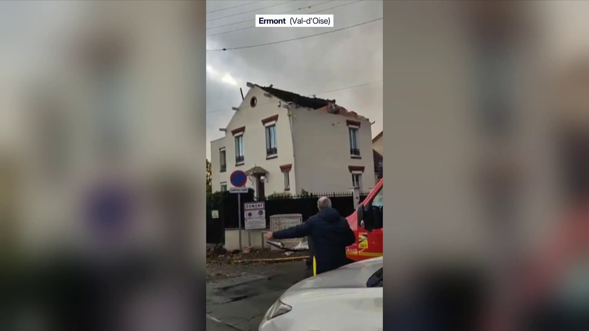 Des toits d'habitations à Ermont ont été arrachés après le passage d'une tornade ce lundi 20 octobre. Des toits d'habitations à Ermont ont été arrachés après le passage d'une tornade ce lundi 20 octobre.
