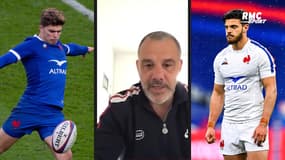"C'est rare d’avoir deux 10 comme Jalibert et Ntamack en équipe de France" savoure Lamaison