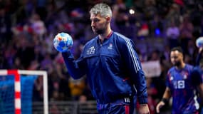 Luka Karabatic lors de la préparation de l'Euro de handball, 6 janvier 2024