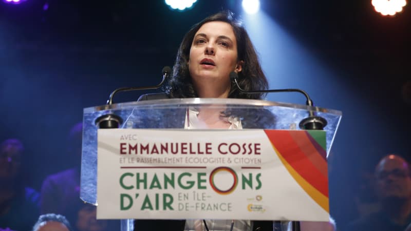 Emmanuelle Cosse en meeting pour les régionales, le 23 septembre 2015 