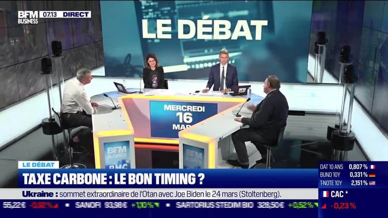 Le débat : Taxe carbone, le bon timing ?, par Jean-Marc Daniel et Nicolas Doze - 16/03