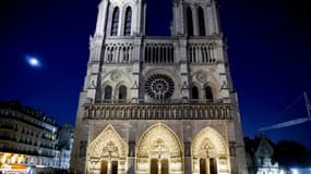 Vue générale de la cathédrale Notre-Dame de Paris, le 13 décembre 2024