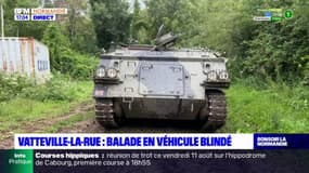 Seine-Maritime: une balade en véhicule blindé à Vatteville-la-Rue