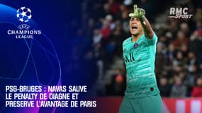 PSG-Bruges : Navas sauve un penalty et maintient l'avantage de Paris