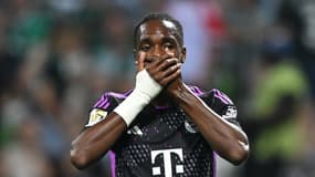Mathys Tel buteur avec le Bayern Munich en août 2023.
