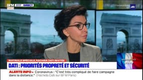 "Paris sera propre, et je m'y engage, 24 heures sur 24, 7 jours sur 7", assure Rachida Dati