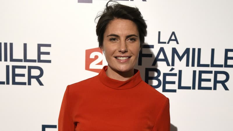 Alessandra Sublet à la première de "La famille Bélier" à Paris en 2014
