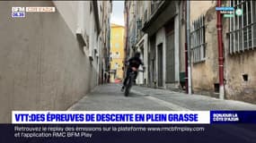 Alpes-Maritimes: une compétition de VTT dans les rues de Grasse