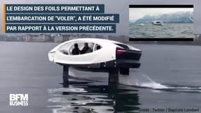 Taxi volant: SeaBubble s'élève au dessus des eaux du lac de Genève