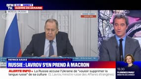 Pourquoi le ministre russe des Affaires étrangères accuse Emmanuel Macron de censurer une journaliste française ?