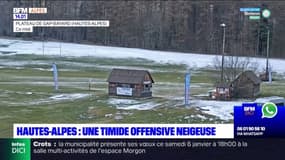 Hautes-Alpes: une timide offensive neigeuse observée dès 700m