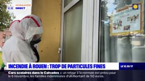 Incendie d'immeubles à Rouen: une forte pollution aux particules fines détectée pour la première fois
