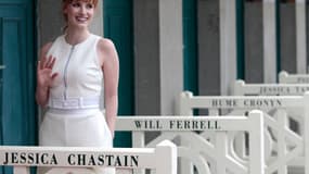 L'actrice Jessica Chastain, ce vendredi 5 septembre à Deauville.