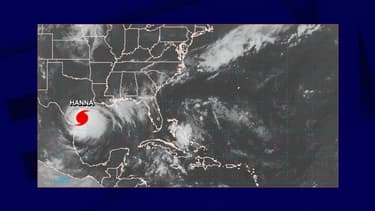 L'ouragan Hanna à proximité du Texas