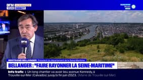 Bertrand Bellanger, président du département de Seine-Maritime, attend de BFM Normandie "la mise en valeur des acteurs du territoire"