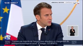 Emmanuel Macron évoque les "justes revendications" des gilets jaunes