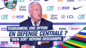 Equipe de France : Tchouameni, une option en défense centrale ? "Bien sûr" répond Deschamps