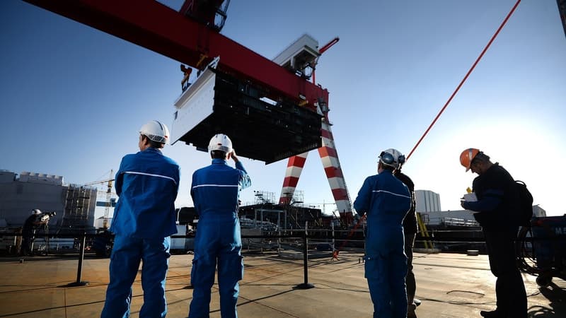 Le nom de "Chantiers de l'Atlantique" est né en 1955 après la fusion des Ateliers et chantiers de la Loire et des Chantiers de Penhoët.