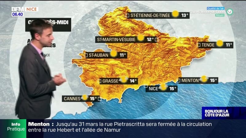 Météo Côte d'Azur: plein soleil ce mercredi