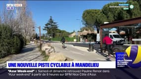 Une nouvelle piste cyclable à Mandelieu-la-Napoule