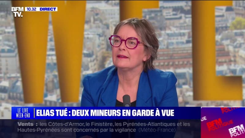 Carine Petit, maire du 14e arrondissement réagit après la mort d'Élias tué par deux adolescents