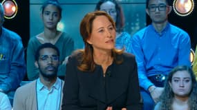 Ségolène Royal sur le plateau de BFM Politique. 