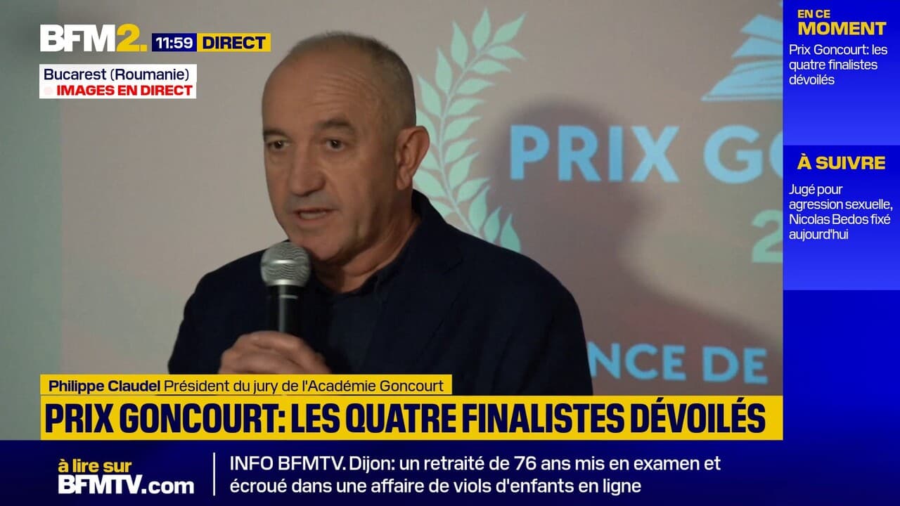 Prix Goncourt 2024 l'annonce des quatre finalistes sélectionnés