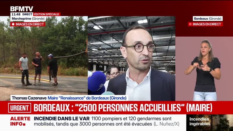 Incendie en Gironde: Thomas Cazenave "a sollicité le ministre de l'Économie" pour "installer rapidement une cellule de crise économique" sur le département