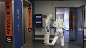 Exercice anti-Ebola à l'hôpital de Strasbourg (photo d'illustration)