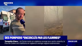 Incendies en Corse: ce forestier-sapeur s’est retrouvé "encerclé par les flammes"