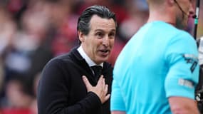 Unai Emery lors de Manchester United-Aston Villa, le 25 mai 2025.