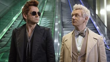 David Tennant et Michael Sheen dans "Good Omens"