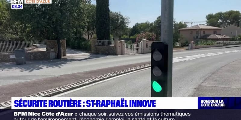 Var: Saint-Raphaël installe des feux tricolores qui détectent la vitesse des automobilistes