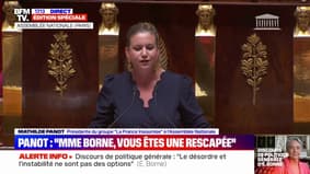 Mathilde Panot: "Mme Borne, vous êtes une rescapée"