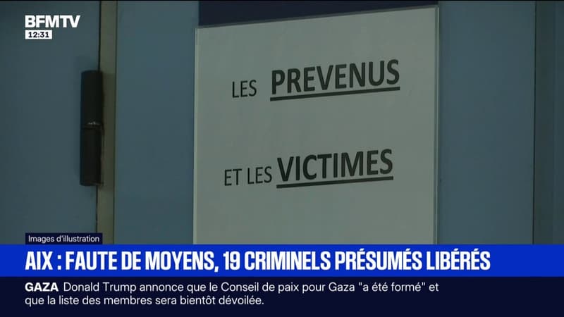 Un magistrat d'Aix-en-Provence alerte sur la libération de criminels présumés faute de pouvoir être jugés dans les délais légaux