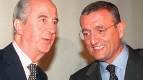 Edouard Balladur et François Léotard en 1997.