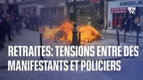 Des tensions dans la manifestation parisienne entre des casseurs et les forces de l'ordre